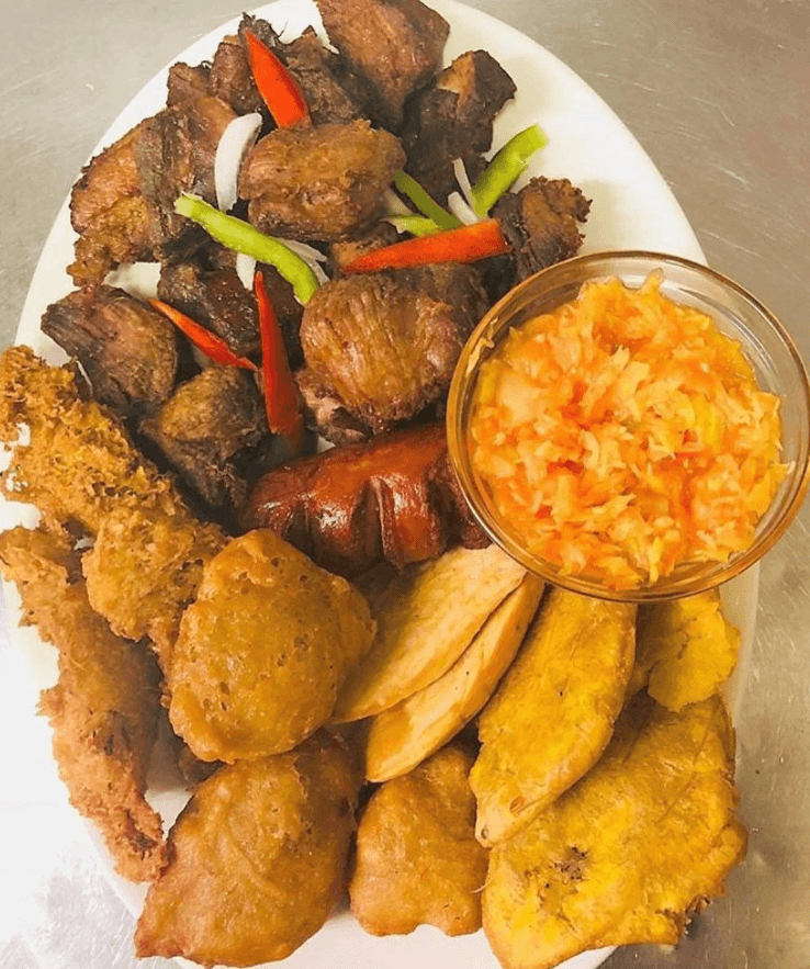 Mixed Haitian platter